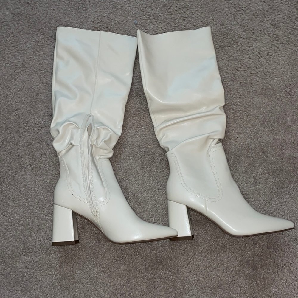 White Steve Madden Boots
